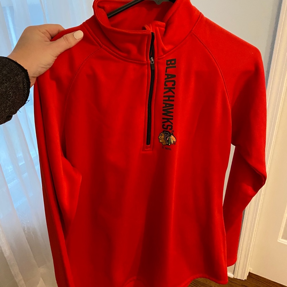 Chicago Blackhawks half zip.